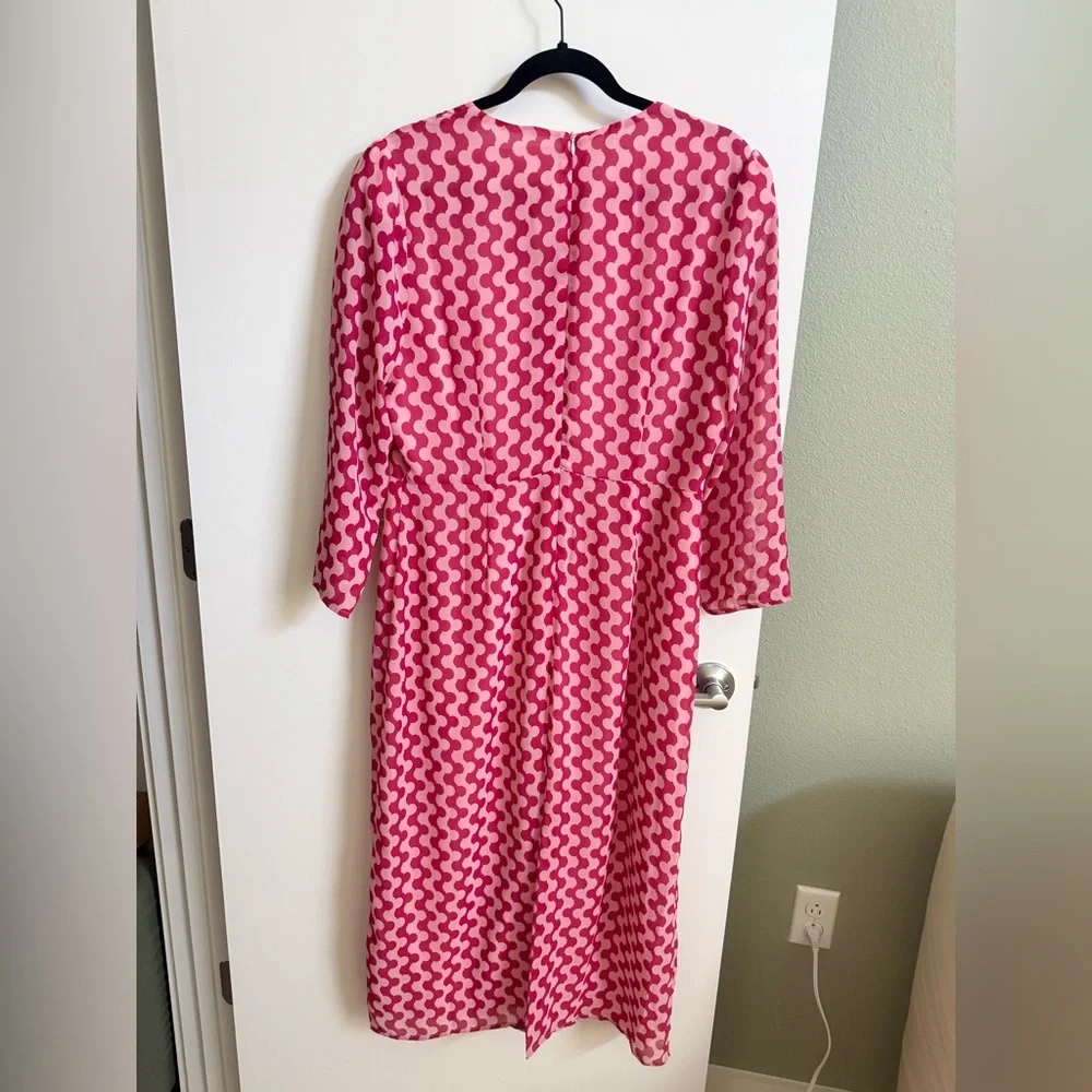 HYACINTH HOUSE Tuckernuck Geo Stripe MCM Pink Maxi Dress Large - Picture 5 of 9